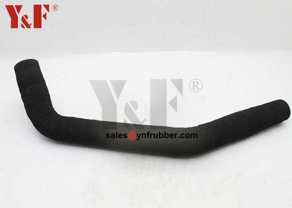 E320GC Black Excavator Rubber Hose Replacement Radiator Hose UP SGS