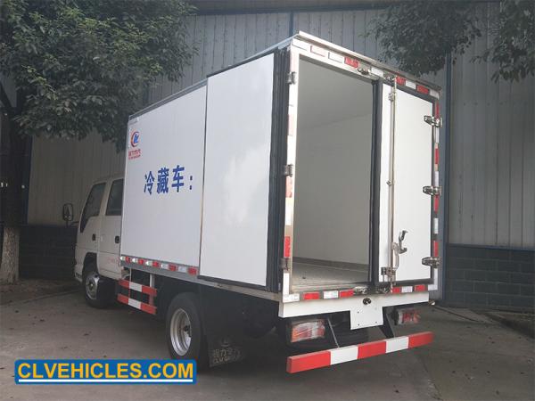 ISUZU ELF Refrigerator Freezer Truck Crew Cab Diesel Light Duty