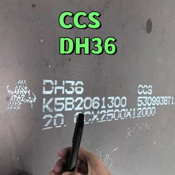 CCS BV ABS EH36 Hot Rolled High-Strength Shipbuilding Steel Plate Impact Force At -40 °C With Anti-Rust Painting