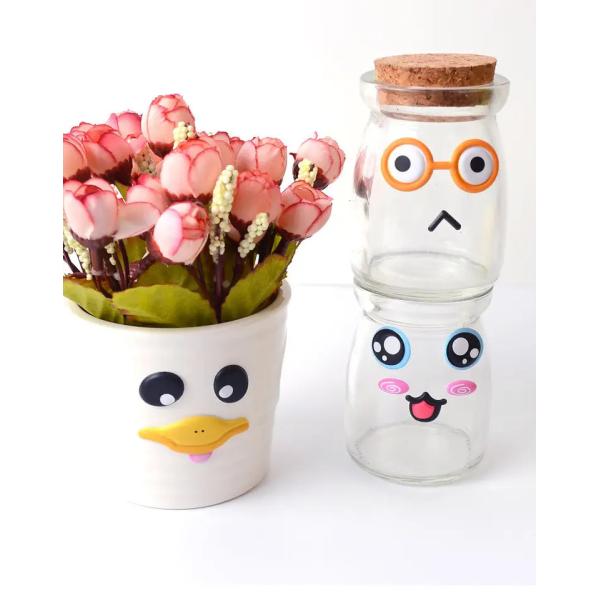 Las etiquetas engomadas hinchadas de Kawaii 3d de las etiquetas engomadas de la historieta de Diy embalan para la aduana de la decoración