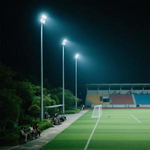 20 W-1000 W Lamp Power Hot Dip Galvanized Pole Q355 / Q420 / Q460