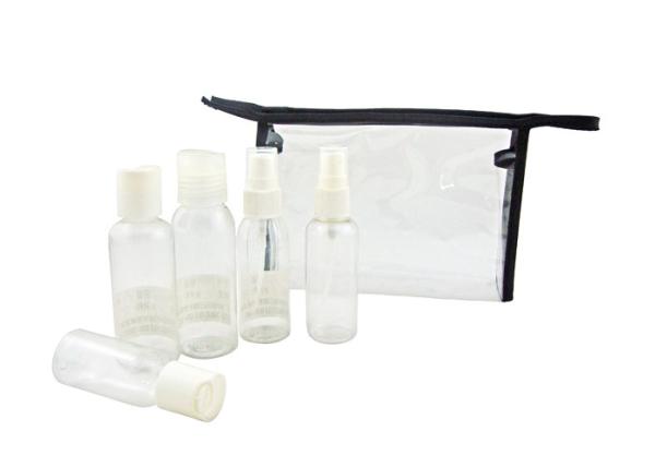 Customized Logo Airline Amenity Kits Travel Containers For Cosmetics