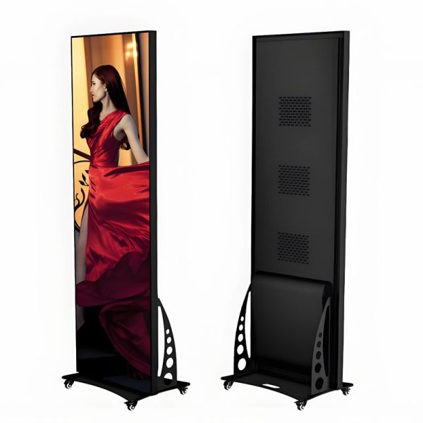 80 Inch P2.5 Spliceable LED Screen Foldable LED Digital Display Full Poster Screen