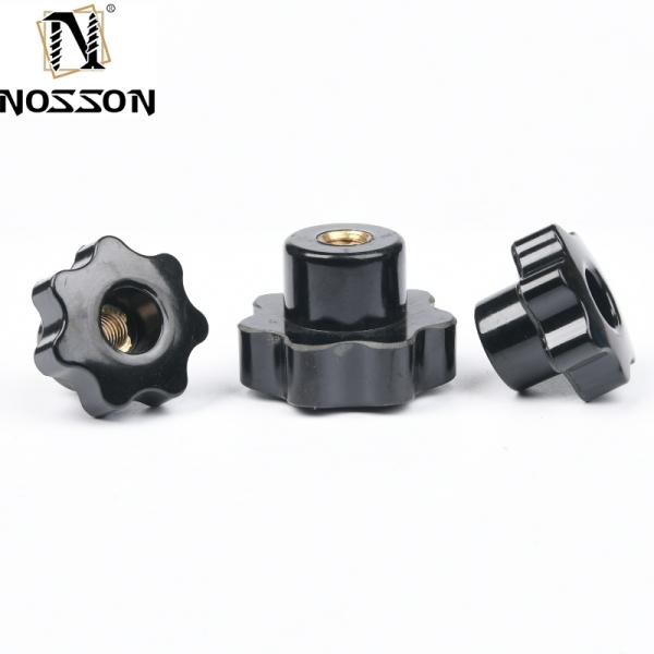 Black Oxide Finish Healthcare T-Head Plastic Knob for Easy Clamping and Tightening in Automotive Industry