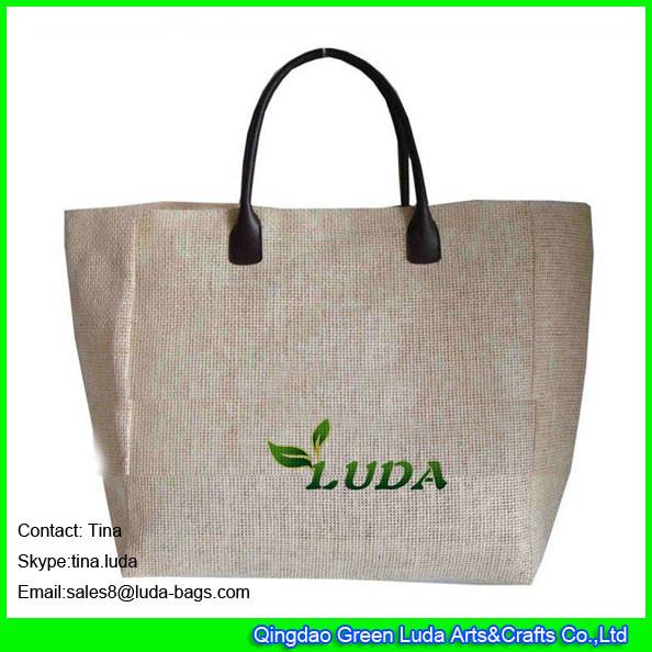LUDA cheap handbags online white promotion  paper straw beach tote bag