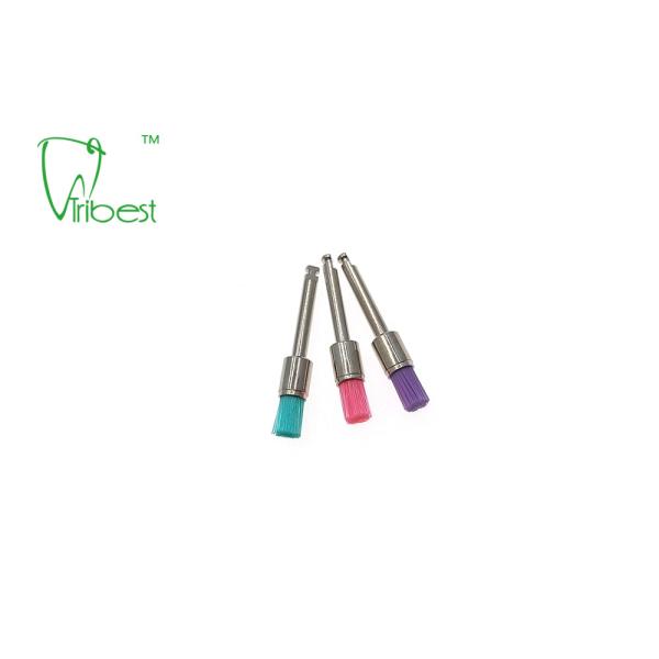 Teeth Polishing Brush Nylon Brush Pencil Flat Dental Polishing Kit