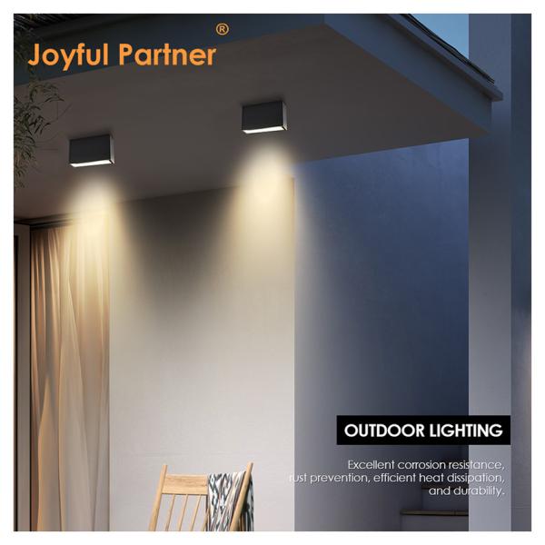 Surface Mount Wall Lighting DC 24V Led Light 2700K 3000K CE/RoHS 5*2W SMD LED Tempered Glass