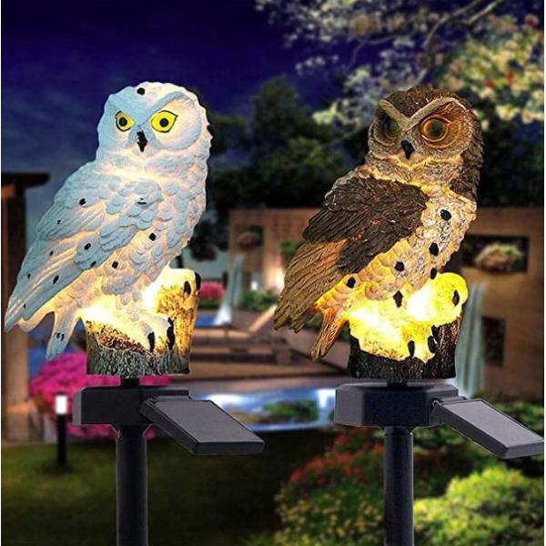 450mm Solar Powered Owl Garden Lights