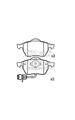 D555 Audi A6 Front Brake Pads 4A0698151 Audi Oem Brake Pads