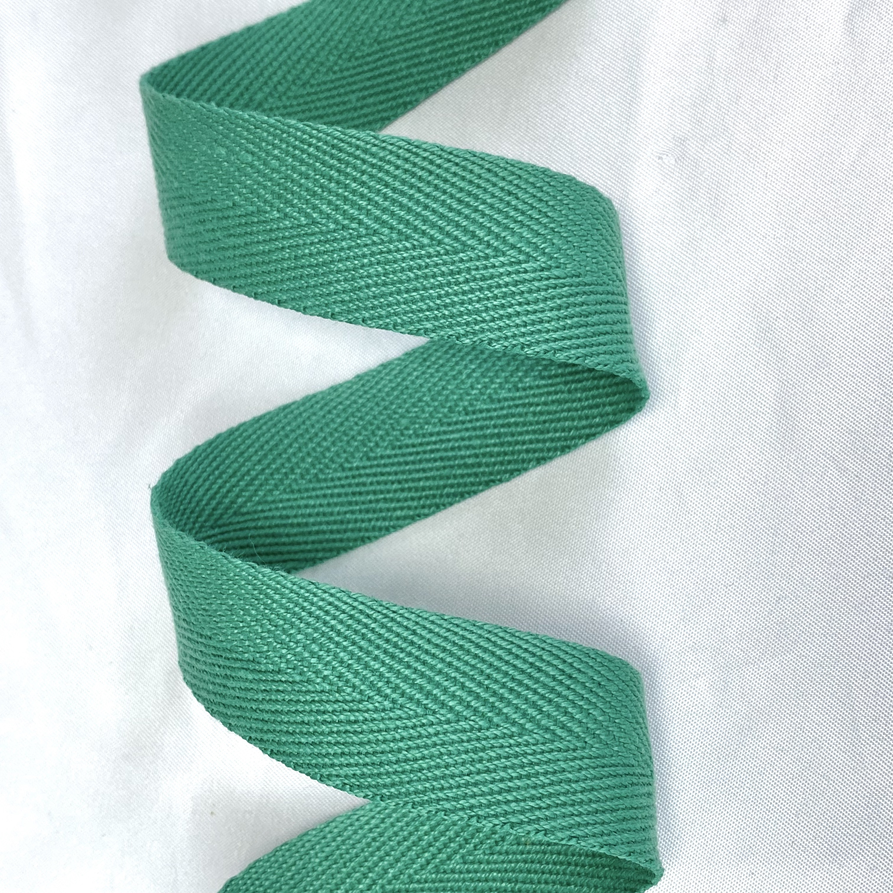 Herringbone polyester-cotton webbing Various colors Backpack strap Belt Handbag strap