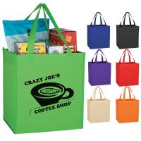 Impressão personalizada Bolsas não tecidas ecologicamente corretas Promoção Tote reutilizável para compras