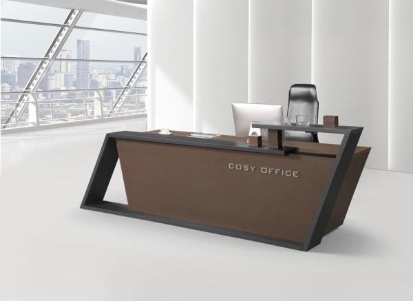 Business Exhibition Reception Desk Furniture , Wood Reception Desk OEM / ODM