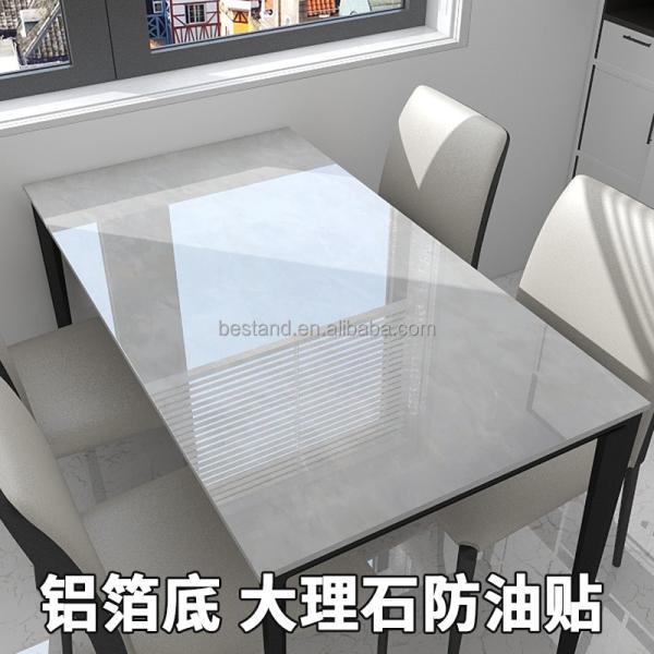 Peel Off Marble Wallpaper Heat Resistant 10m Black Marble Effect Wallpaper