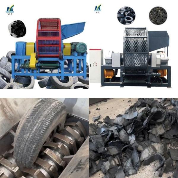 Waste Tire Recycling Rubber Granule Shredder Machine Processing Machinery for