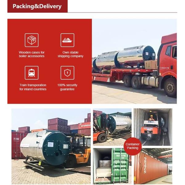 3 Pass Return 1.4mw 1400kw Oil Fired Hot Water Boiler