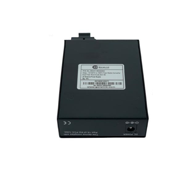Fiber Media Converter 10/100Mbps Singlemode SMF Dual SC 1310nm 20KM