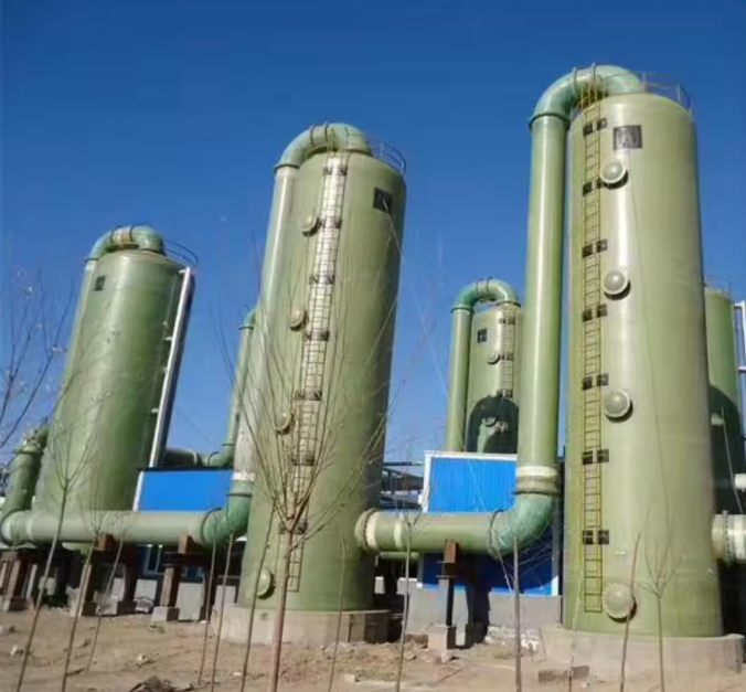 FRP Spry Desulfurization Tower Коррозионная стойкость и длительный срок службы Очистка газа