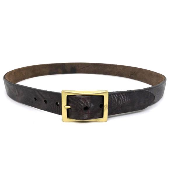 38mm Casual Embossed Leather Belt For Job Interview