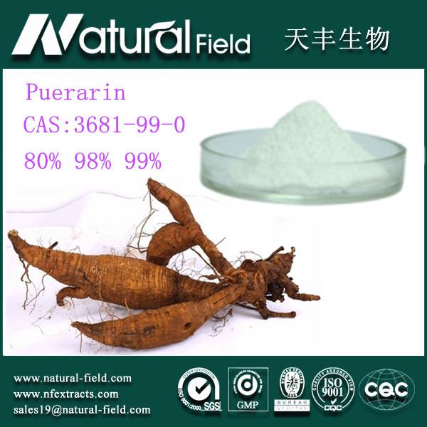 puerarin powder Anti-aging CAS:3681-99-0 Puerarialobata(Wild.) Ohwi