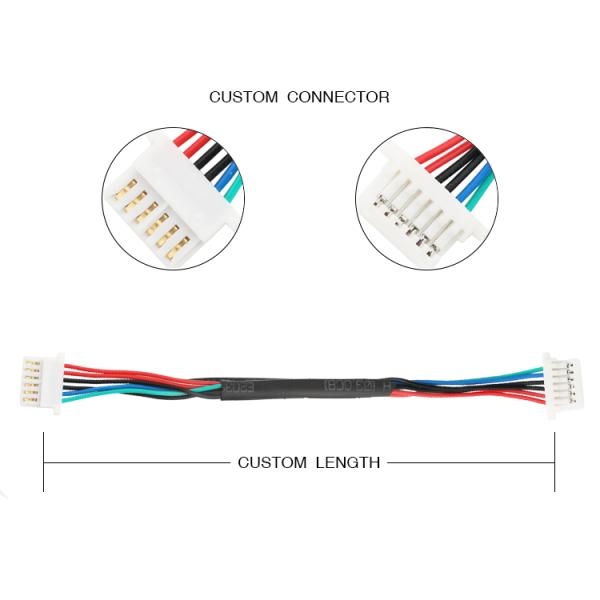 Сборка кабеля проводки JST SHLP-06V-SB SHR-6P для передает сигналы/электропитание