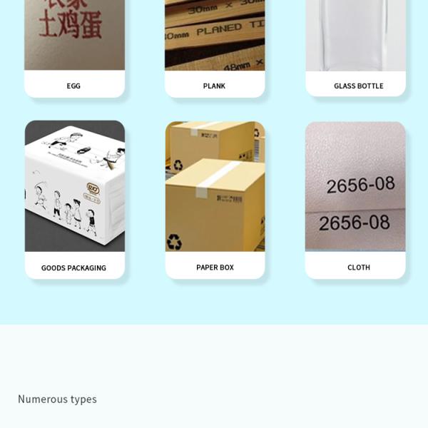 Single Color Quick Drying Inkjet Printer for Desktop Hand Expiry Date Logo Bottle Coding