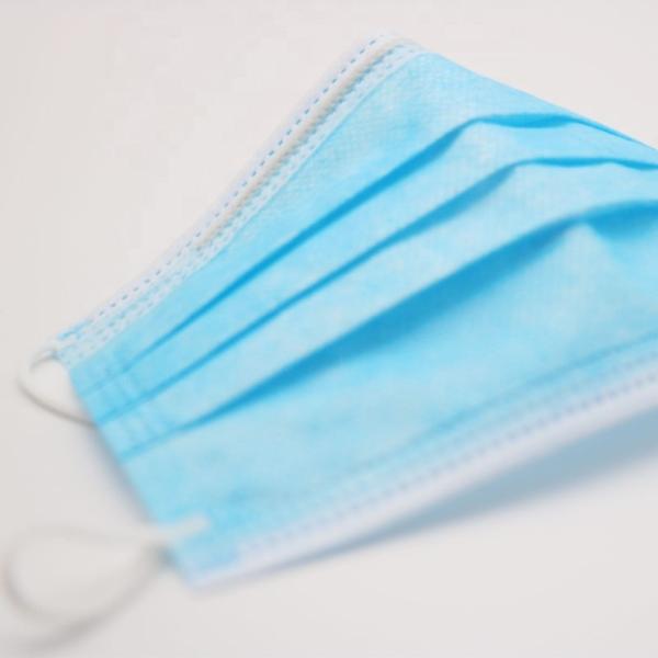 Non Woven BFE 99% Disposable Surgical Face Mask 17.5 * 9.5cm Size Personal Protection