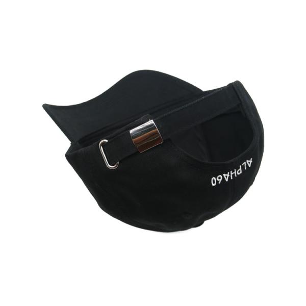 Почерните плоские шляпы пряжки ткани собственной личности металла бейсбольных кепок вышивки