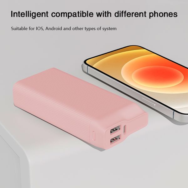High Capacity Mini Power Bank 10000mAh Portable Mobile Charger For Travel