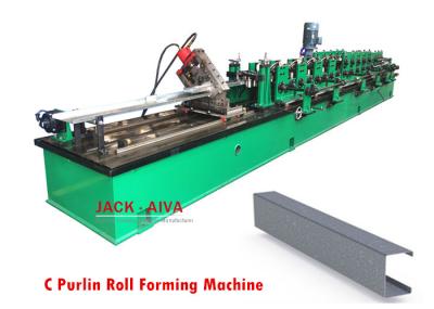 Rolo estrutural de aço do Purlin de C que forma a máquina, máquina do purline de C