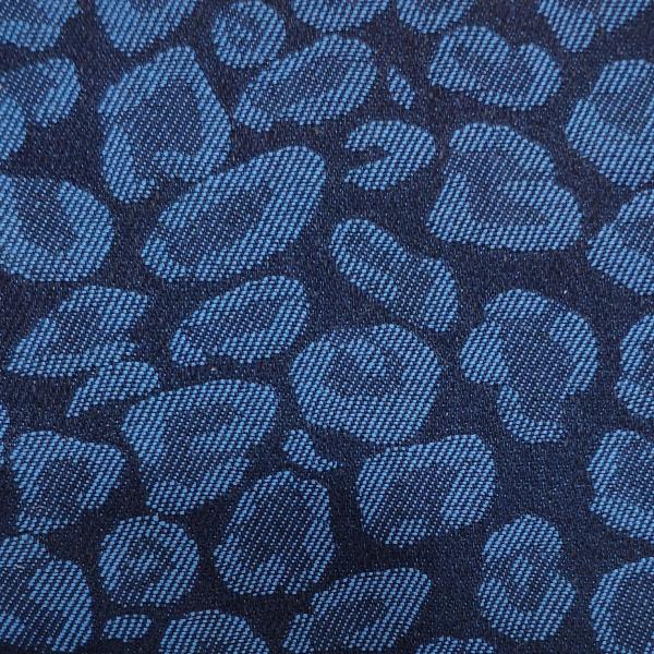 Printed 4 Way Stretch Denim Fabric Quick-Dry and with Leopard Pattern