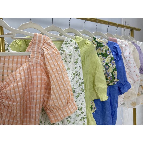 Second Hand Spice Girls Top Polyester Cotton Fashionable Summer Outfit Mixed Sizes