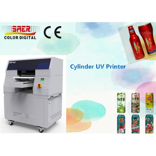 Высокоскоростной 360-классный принтер Цифровой УФ-принтер для бутылок / цилиндровый УФ-принтер