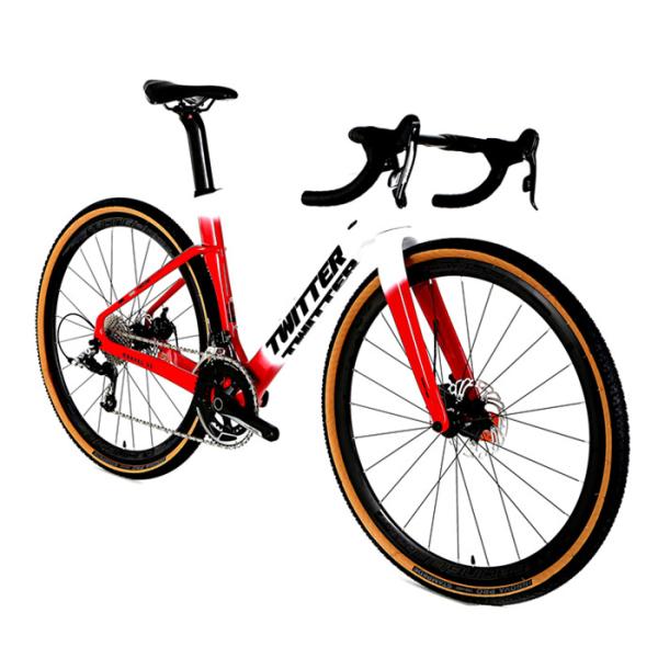 Велосипед гравия волокна углерода EPS 700C, обслуживание OEM велосипеда дороги Twitter Aero