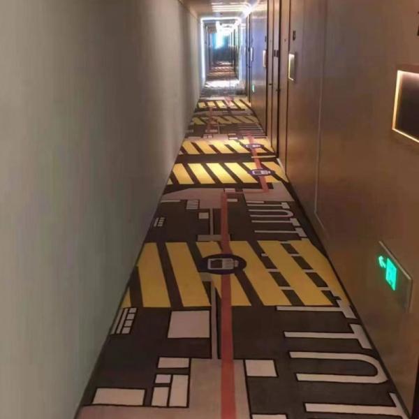 Commercial Flooring Fire Proof Wilton Carpet with Modern Style Solution Provider