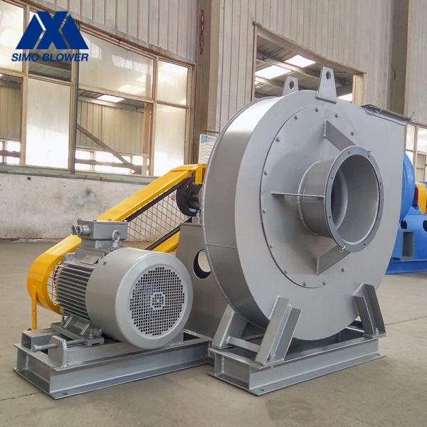 Fã centrífugo inverso ligado HG785 do aço do ventilador do transporte de materiais da injeção de carvão