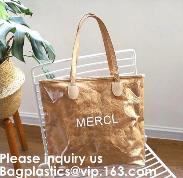 Crossbody Fashion Tyvek Tote Bag, Tyvek Craft Paper Tote Bag, Storage, Travel, Promotion, Makeup Packing