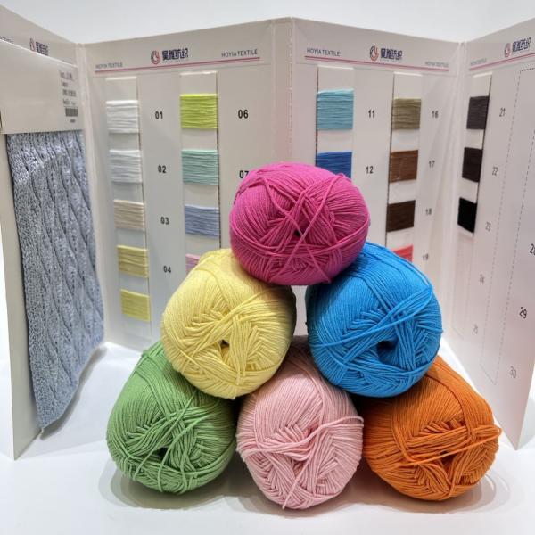 Baby Hand Arm Knit Yarn Mercerized Cotton Yarn Crochet 100% Cotton