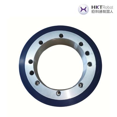Polyurethane Industrial AGV Wheel Aluminum Alloy 500kg