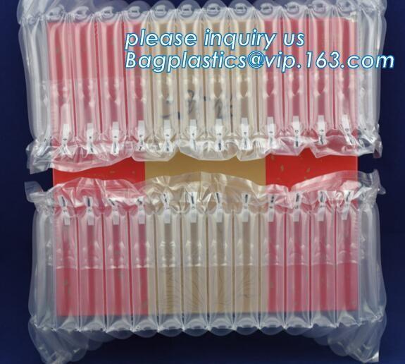 fragile protective air column bag rolls, Air Pillow Bags Wrapping, Inflatable Air Cushioning Film, air cushion bubble fi