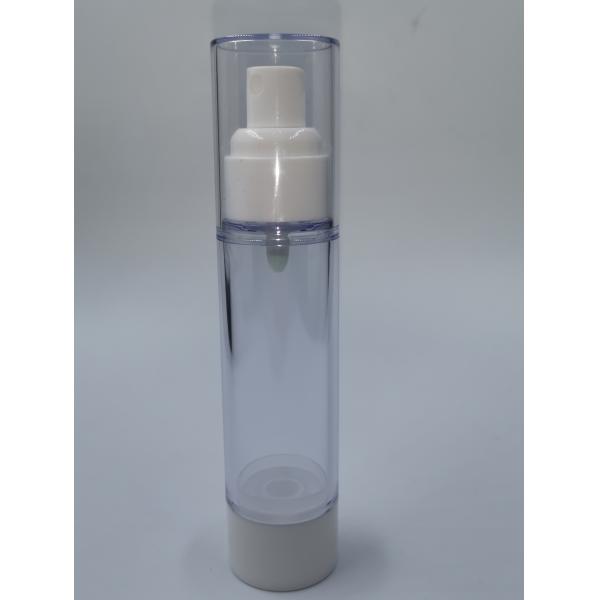 botella de spray para el cuidado de la piel de plástico blanco transparente 15ml 30ml 50ml 80ml 100ml