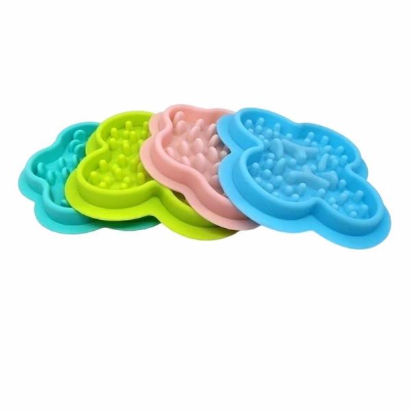 Silicone Pet Bowl for Slow Feeding Anti Choking and Overturning Accepted OEM/ODM