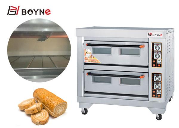 Plataforma Oven Independent Temperature Control do gás de três bandejas da plataforma nove