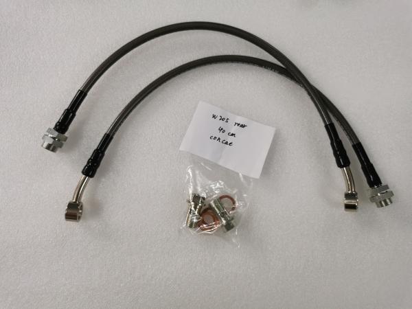 W205 I30 Car Brake Line Convex Nozzle Flexible Steel Braided