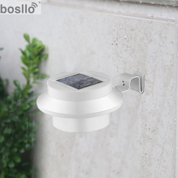 8-10 Horas de Tempo de Trabalho Iluminação solar de exterior com design máximo D 12cm H 6cm