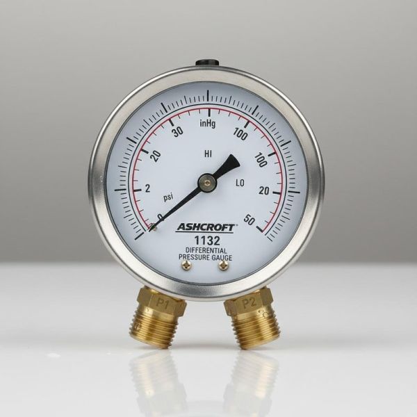 0 - 60 Psi Ashcroft 1132 Different Pressure Gauge For Process Monitoring / Control Processes