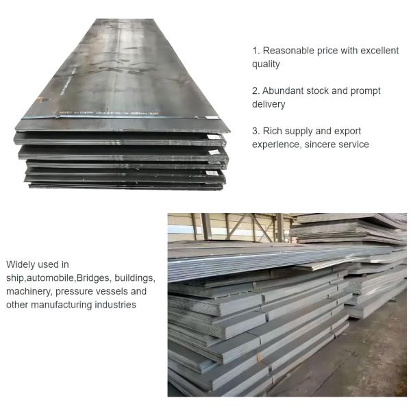laminé à chaud du plat Q275 SS400 SAE1002 SAE1008 de feuille d'acier au carbone de 6mm 8mm laminé à froid