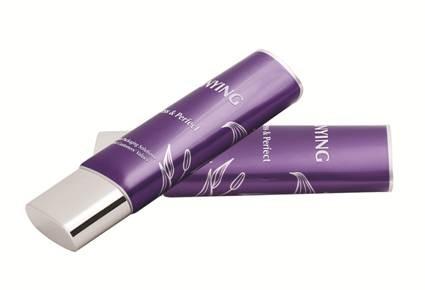 Les cosmétiques stratifient le tube, tubes ovales plats