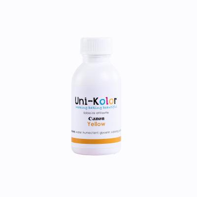 Yellow Canon Pixma Mg3620 Edible Ink , DIY Food Coloring Ink No Clogging