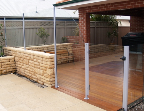 Ocean Blue Annealed Glass Pool Fencing Building , Home decoration glass