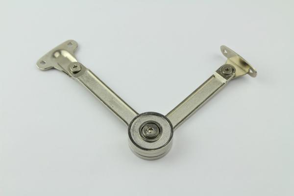 Antiwear Folding Cabinet Lid Stay Multipurpose Zinc Alloy Material